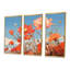 Visconti - ensemble d'art mural coquelicot-108463063-108463071