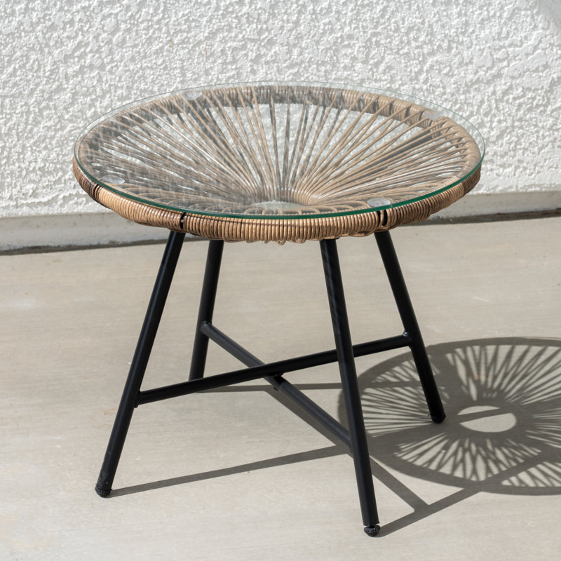 Table d'appoint Gadbois, Brun