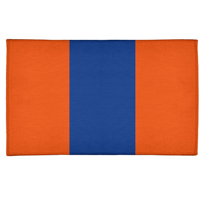 Orange tissé à plat