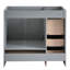 [Cabinet seulement] Meuble-lavabo gris 36 po (lavabo non inclus), meubles-lavabos (sans lavabo)