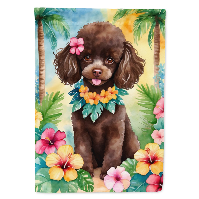 Drapeau de jardin en polyester double face H 15,5 po x l 11,25 po