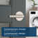 Milan Door Lever with Round Rosette