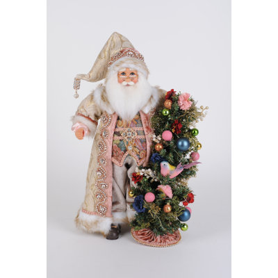 Père Noël illuminé de l'élégance victorienne
