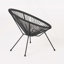 Chaises d'extérieur modernes à conception hamac avec armature en acier et faux rotin pour un confort et une durabilité ultimes (ensemble de 2)-711362682
