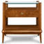 Martine Glass-Top End Table