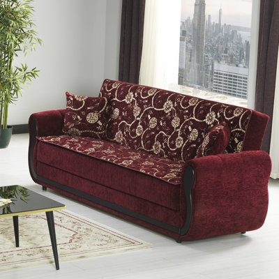 90''Chenille Round Arm Sofa,Upholstered Sofa,Convertible Sofa,Modern Sofa,Accent Sofa
