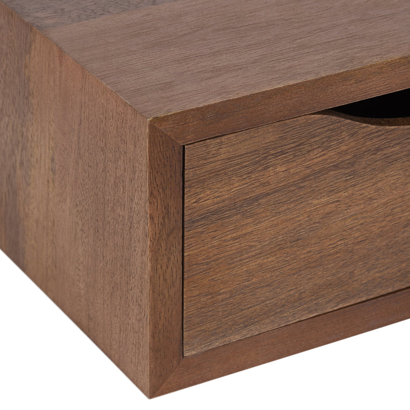 Table d'appoint Byata, Bois brun foncé