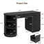 Bureau de direction moderne 57,9 po Mid-Century-1305444043