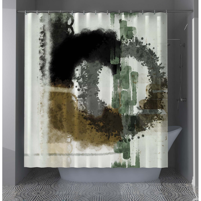 Abstract Shower Curtain