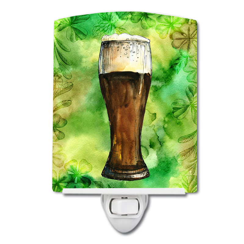 Éclairage de nuit en céramique irish bière