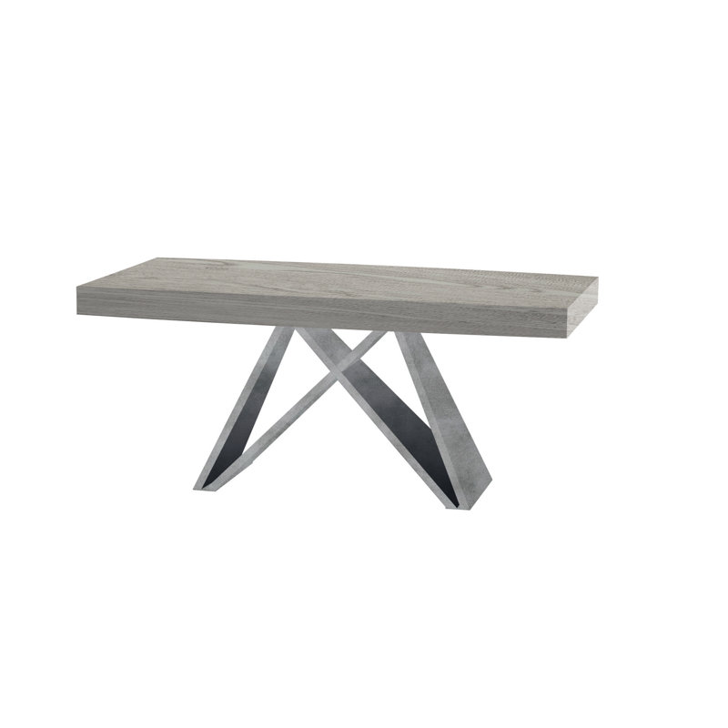 Ratchford Extendable Dining Table, Silver, Beaver