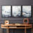 Lanscape Study  Series  LXI  -Set Of 3 Framed Giclee Prints -Ready to Hang-107253986-107253993