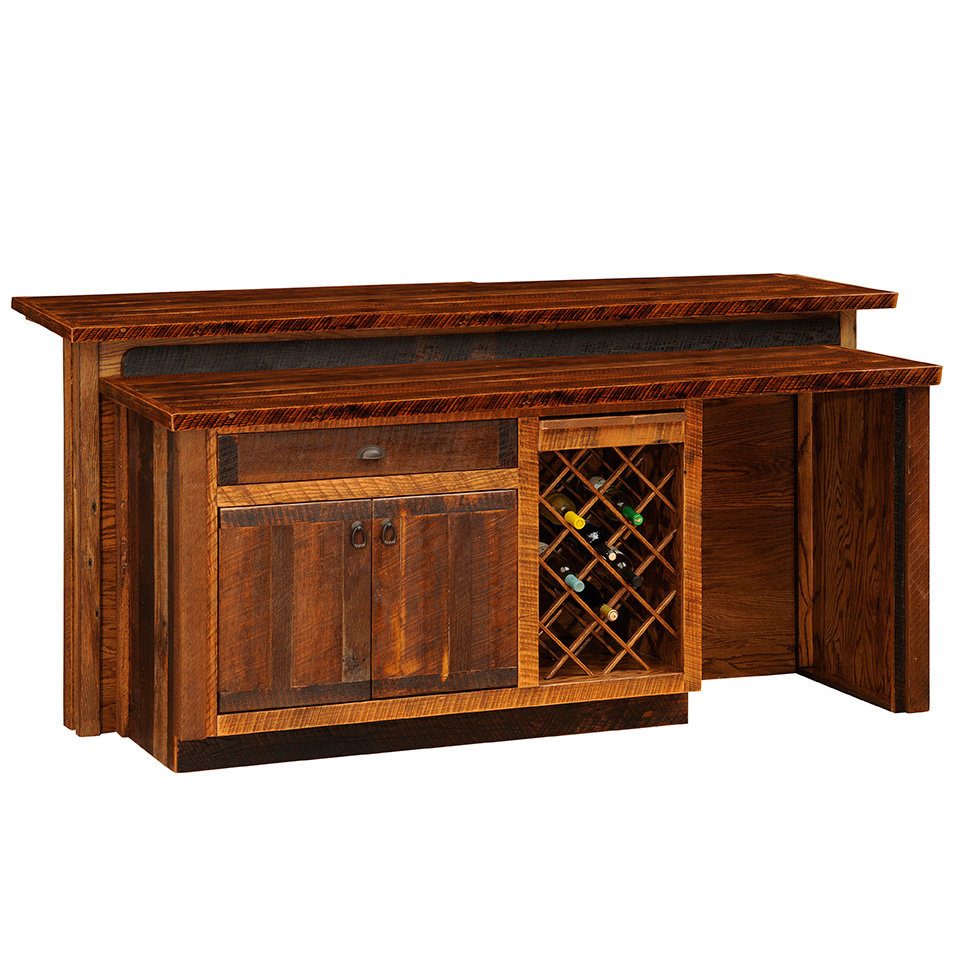 Union Rustic Deschambault 90'' Home Bar Wayfair