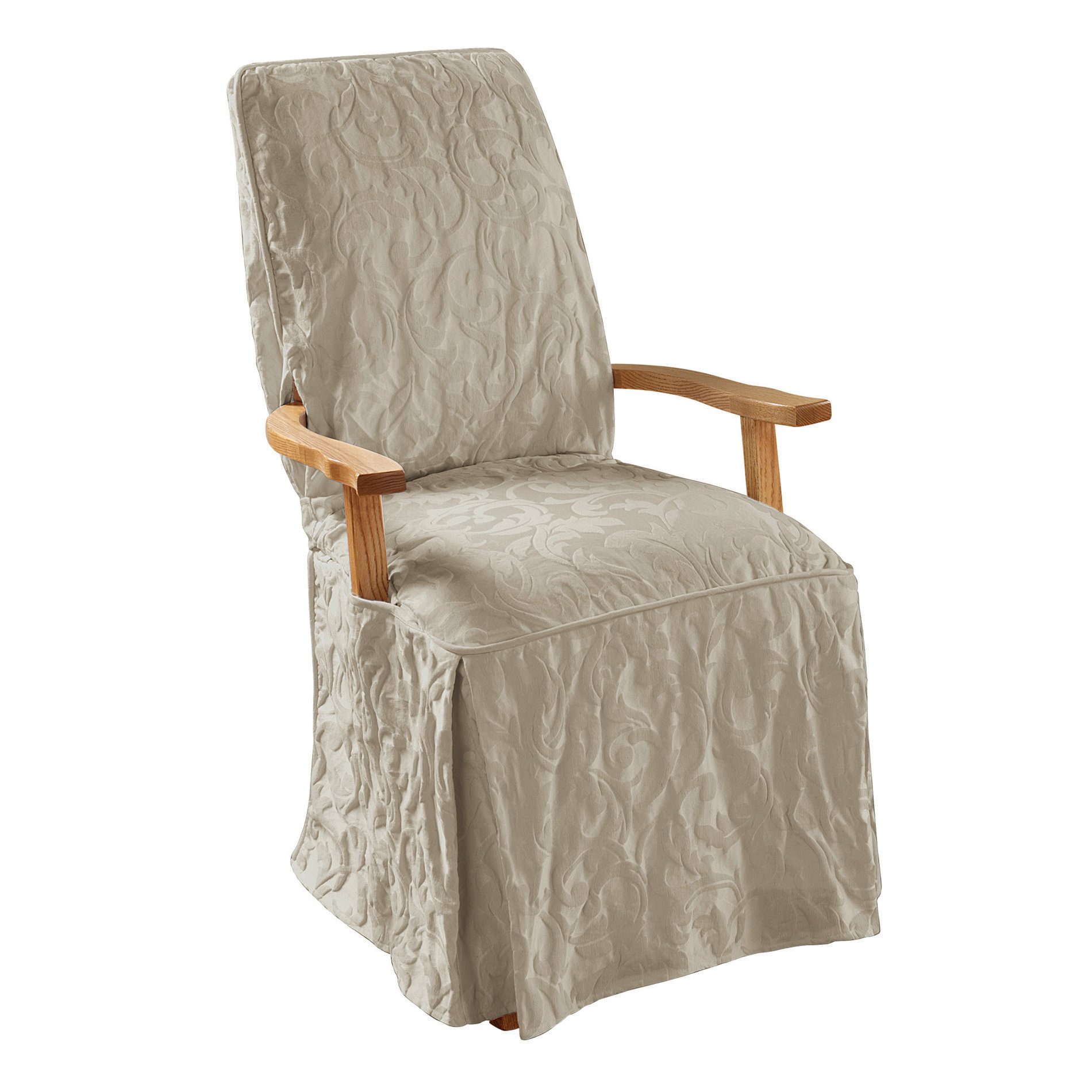 Sure Fit Dining Room Chair Covers With Arms Sure Fit Matelasse
