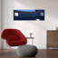 Solitaire, figure, espace moderne, architecture géométrique contemporaine, art mural urbain-590890585