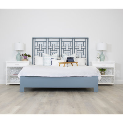 Ohana Rattan Open-Frame Headboard