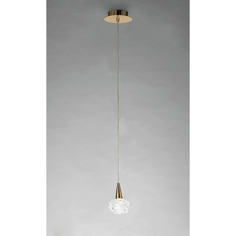 Waithman 1 - Light Unique/Statement Pendant, French Gold