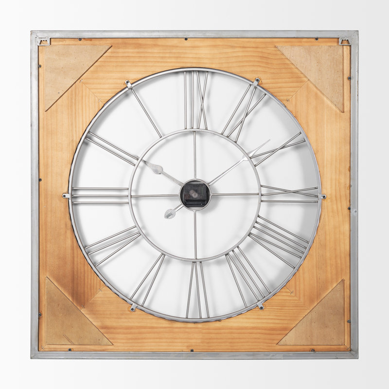Hildana Solid Wood Wall Clock