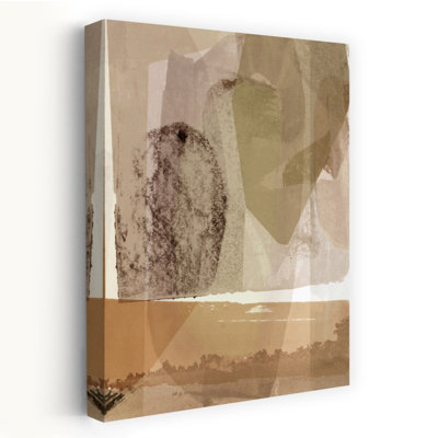 Earthen Overlays Abstract Organic Contemporary Landscape Art
