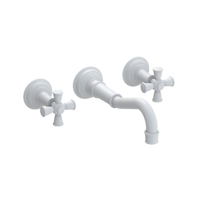 Jacobean Wall Mount Bathroom Faucet