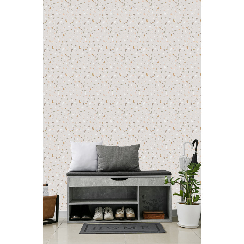 Panneau de papier peint Rahshon, L 18,75 po x L 25 po, Vinyle