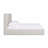 Mele NORDIC UPHOLSTERED ARM KING BED IVORY BOUCLE BLACK-124538100-124538103