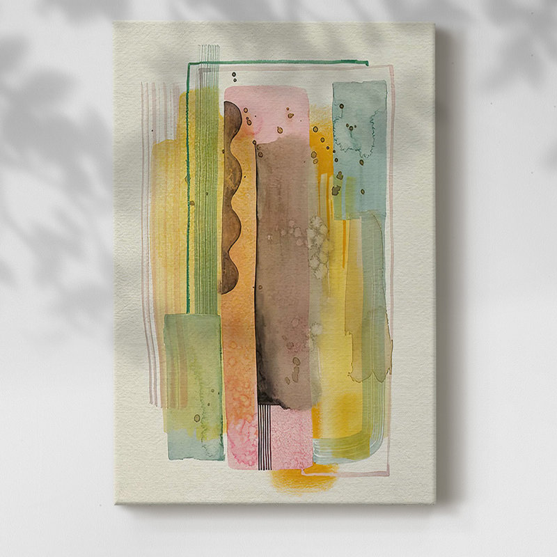 Eau et melon I sur toile, H 48 po x l 32 po