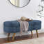 Banc de rangement repose-pieds ovale-614598972