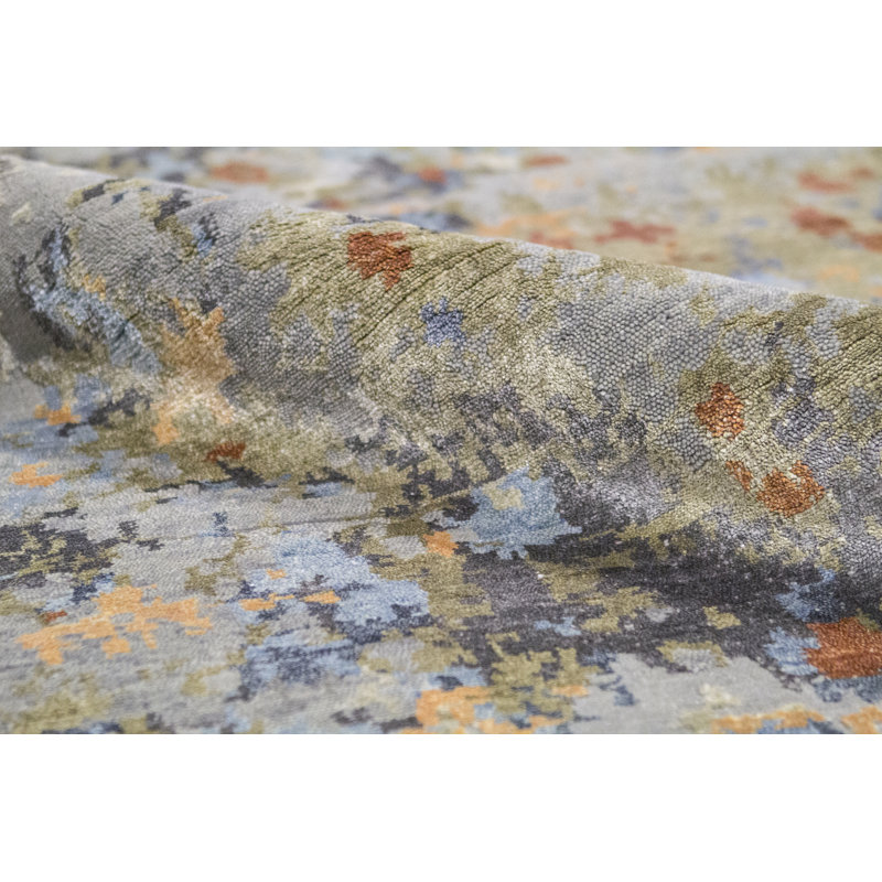 Himalayan Abstract Area Rug in Beige, Rectangle 12'3" x 15'3"