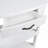 33.8'' Small Triangle Corner Table, Wood Corner Side Table For Small Spaces/ Living Room, 3 Tier End Corner Table With Solid Wood Legs, Milk White-114240388
