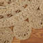 Tapis allemand en jute / sisal brun tressé à la main German-15209104