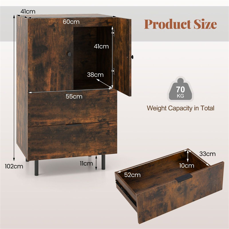 Square Accent Cabinet