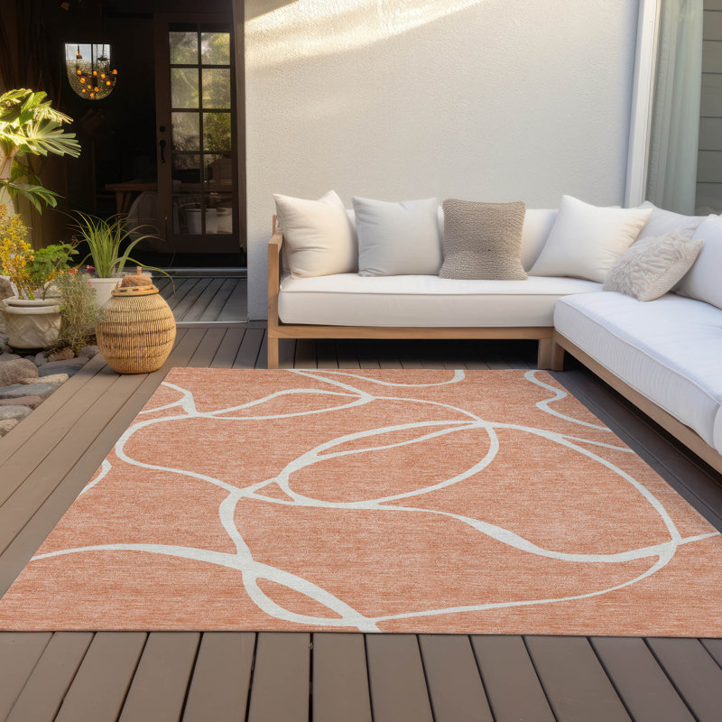 Machine Washable Indoor/Outdoor Chayden ACN999 Rug, Rectangle 2'6" x 3'10"