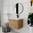 Argyl 24"Single Sink Wall Mounted Bathroom Vanity, Floating Vanity with 2 Doors and White Resin Sink Top-883309102-883309141
