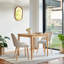 Extendable Solid Wood Base Dining Table-838031689