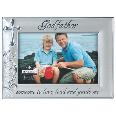 Blanton Silver Metal Embossed Picture Frame
