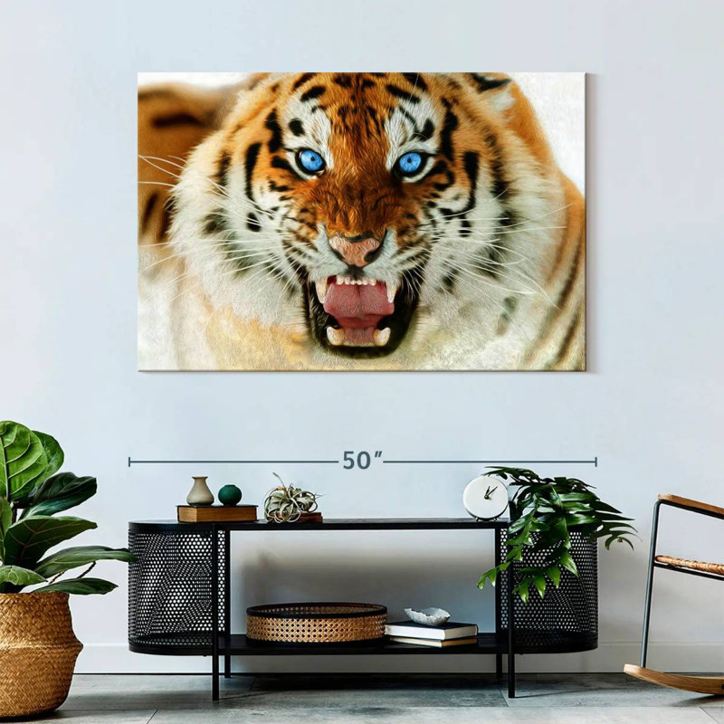 Brampt Furious Tiger, 32" H x 48" W