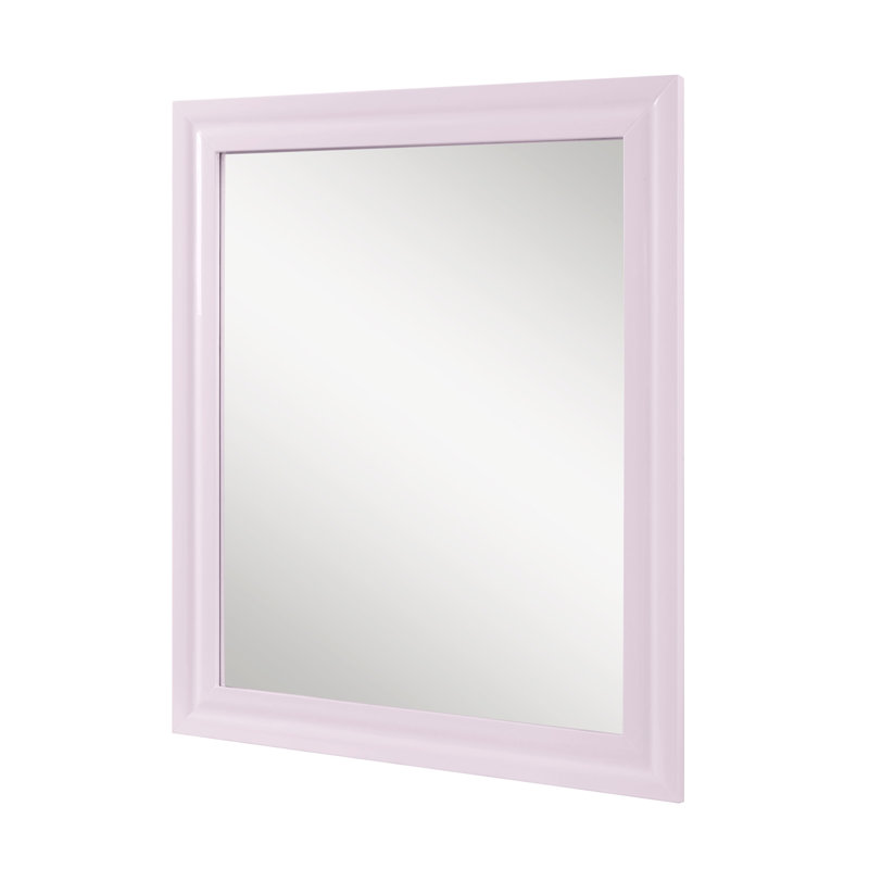 Gaines Mirror In Pink High Gloss