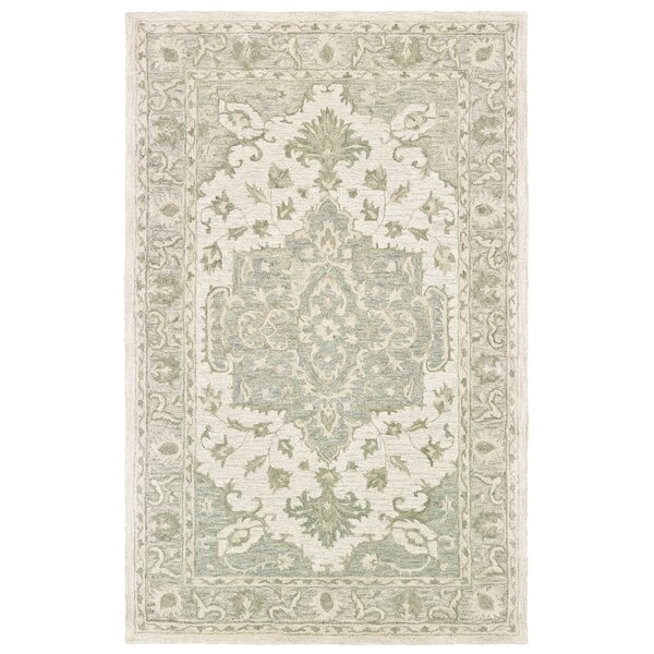 Steelside™ Justice Geometric Handmade Flatweave Cotton Muddy Green Area Rug, Wayfair in 2023