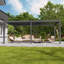 Pergola d'extérieur en aluminium à persiennes avec toit et système de drainage réglables, pergola de patio toutes saisons pour terrasse-104988582-104988580