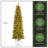 Carolina Pine Slim Tree with Clear Lights-1998159584