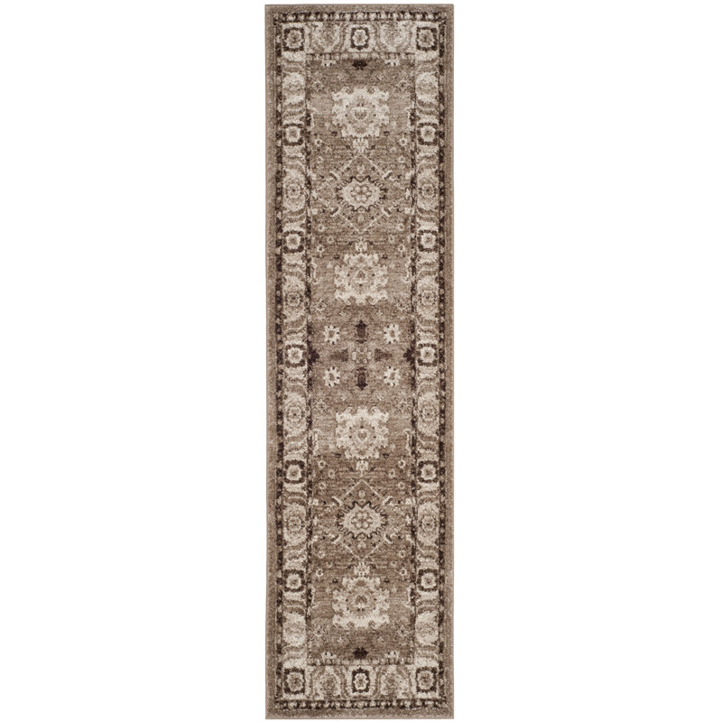 Hamadan Imaya retro oriental performance rug, Tapis de couloir 2 pi 3 po x 16 pi