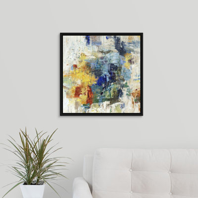 « acier blue stare ii », peinture sur toile