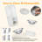 Automatic Cat&Dog Food Dispenser with with 2 Stainless Bowls,6L Volum Capacity,APP Remote Feeding-124387716