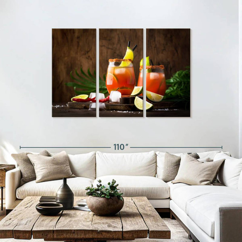 Yarlin Michelada Cocktail, H 48 po x l 74 po