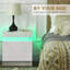 Table de chevet 2 tiroirs Donow en blanc