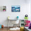 Illustration d'un enfant sous-marin, requin-baleine - peinture-60025485-60025484