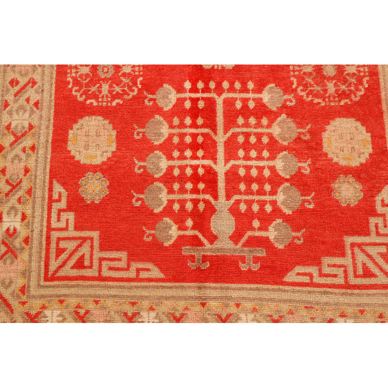 One-of-a-Kind 4'6" X 8'6" Hand Knotted Area Rug