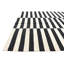 Tapis noir et blanc Orta