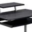 Chariot d'ordinateur compact avec rangement